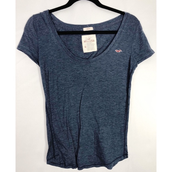 Hollister Tops - Hollister blue sheer t shirt tee medium Hollister Tops - Hollister blue sheer t shirt tee medium